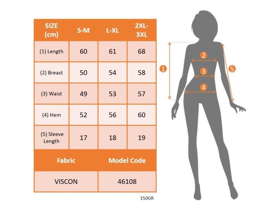Kadın Kısa Kollu Bisiklet Yaka Desenli Viskon Bluz - 5