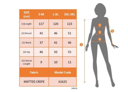 Kadın Kısa Kollu Bisiklet Yakalı Puantiyeli Tül Detaylı örme Krep Elbise - 7