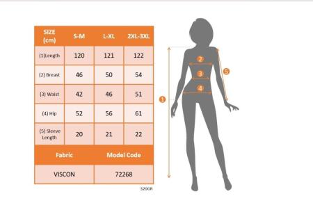 Kadın Kısa Kollu Dantel V Yakalı Uzun Viskon Elbise - 6