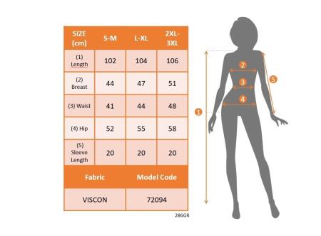 Kadın Kısa Kollu V Yaka Kol Ve Yaka Ribana Detay Midi Boy Viskon Elbise - ANGELINO BuyukBedeniz (1)