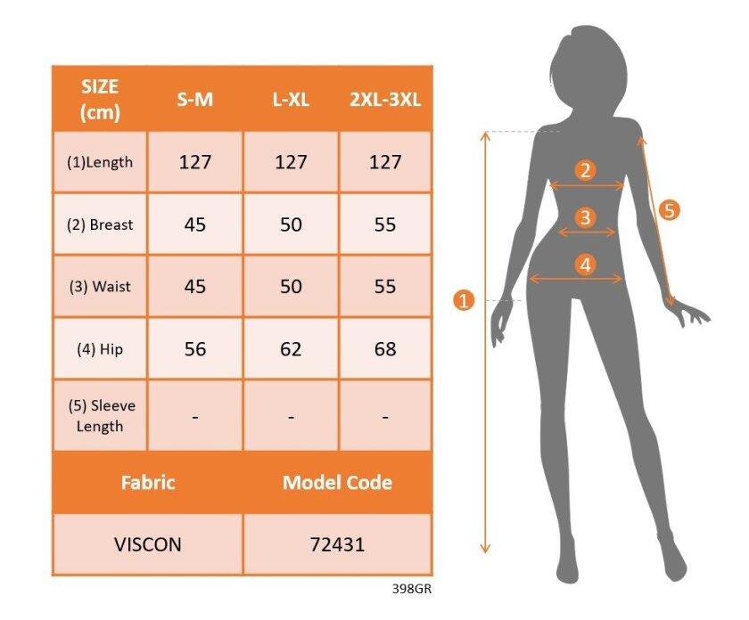Kadın Kısa Kollu V Yakalı Etnik şerit Detaylı Uzun Viskon - 4