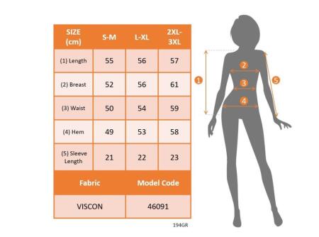 Kadın Kısa Kollu V Yakalı Viskon Bluz - 6