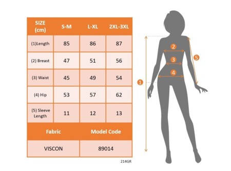 Kadın Kısa Kollu V Yakalı Viskon Elbise - 6