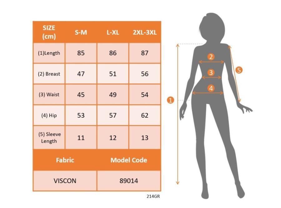 Kadın Kısa Kollu V Yakalı Viskon Elbise - 6