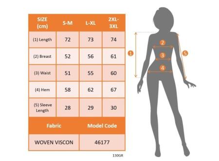 Kadın Kısa Kollu Yakalı Dokuma Viskon Bluz - 4