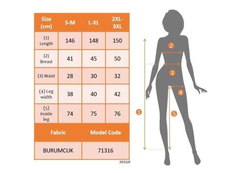 Kadın Kısa Kollu Yuvarlak Yaka Geniş Paçalı Bürümcük Tulum - 6