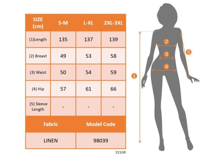 Kadın Kolsuz V Yakalı Maksi Boy Ithal Keten Elbise - 4