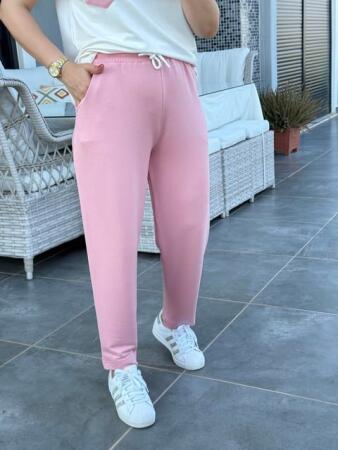 Kadın Kristal Kumaş Garnili Cep Detaylı Ikili Takım - 6