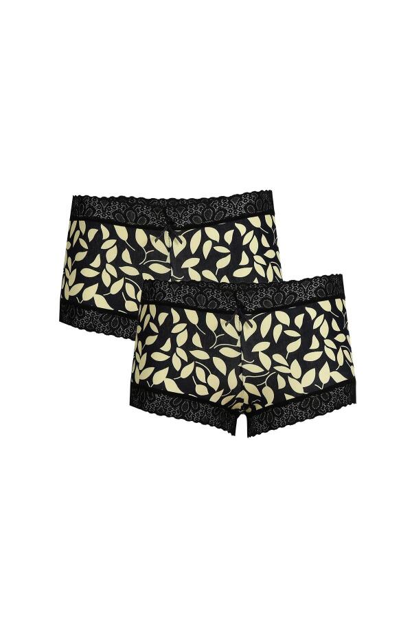 Kadın Pamuklu 2li Boxer Laci 40267 - 1