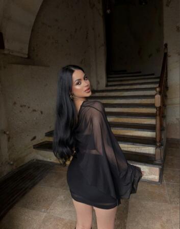 Kadın Transparan Detay Büstiyer Ve Etek Takım - 3