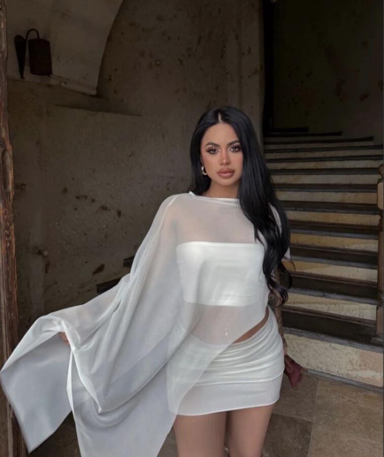 Kadın Transparan Detay Büstiyer Ve Etek Takım - 3