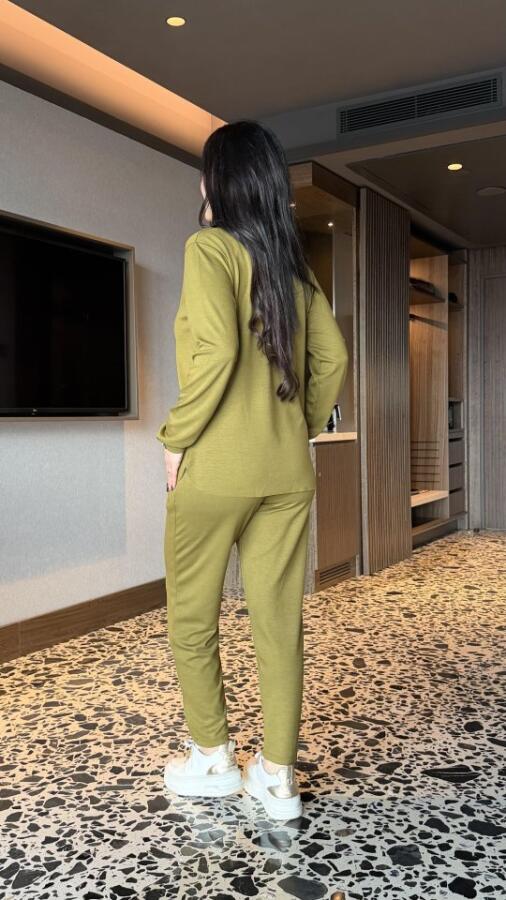 Kadın Truvakar Kollu önden Bağlamalı Kısa şifon Bolero Ceket - 15