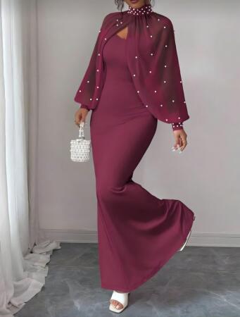 Kadın Uzun Kollu Asimetrik Kesim Viskon Bluz Ve çatlak Deri Görünümlü Yelek Ikili Takım - 1