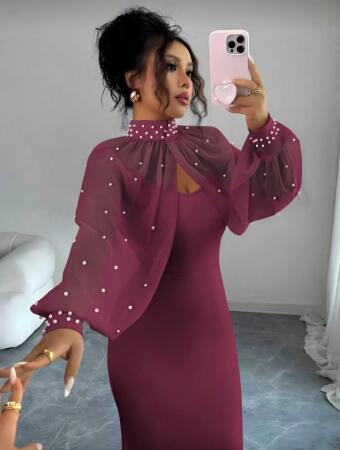 Kadın Uzun Kollu Asimetrik Kesim Viskon Bluz Ve çatlak Deri Görünümlü Yelek Ikili Takım - 2