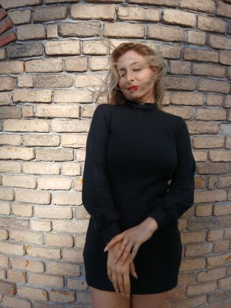 Kadın Uzun Kollu Balıkçı Yaka şardonlu Kaşkorse Elbise - 10