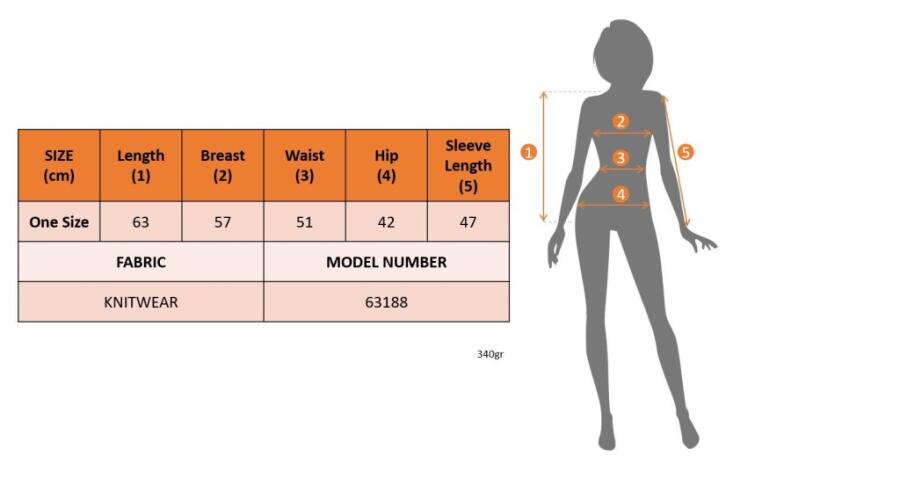 Kadın Uzun Kollu Balıkçı Yaka Triko Bluz - 5