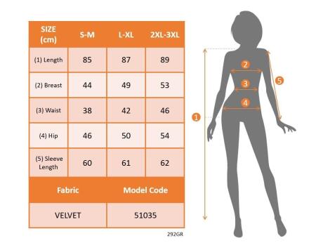 Kadın Uzun Kollu Balıkçı Yaka Yakadan Göğüse Kadar Fermuar Detaylı Mini Kadife Elbise - 4
