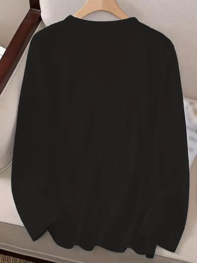 Kadın Uzun Kollu Bisiklet Yaka çiçek Desenli Viskon Bluz - 3