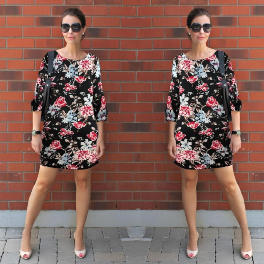 Kadın Uzun Kollu Bisiklet Yaka Dalgıç Mini Boy Elbise - 3