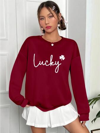 Kadın Uzun Kollu Bisiklet Yaka Viskon Iki Iplik Bluz - ANGELINO BuyukBedeniz