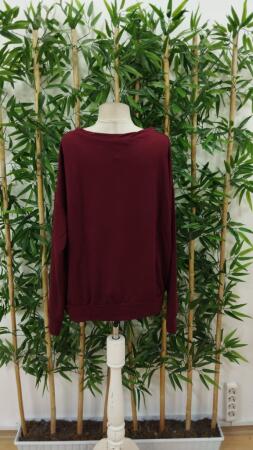 Kadın Uzun Kollu Bisiklet Yaka Viskon Iki Iplik Bluz - 4