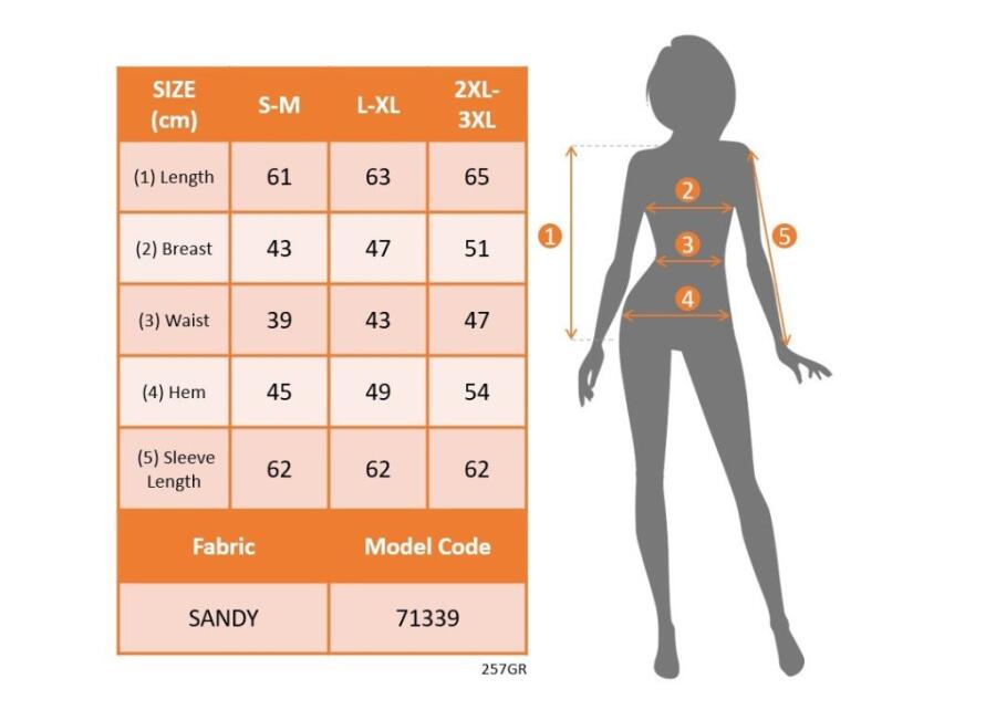 Kadın Uzun Kollu Derin Degaje Yakalı Taşlı Sandy Bluz - 6