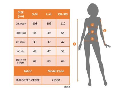 Kadın Uzun Kollu Geometrik Yaka Midi Ithal Krep Elbise - 5