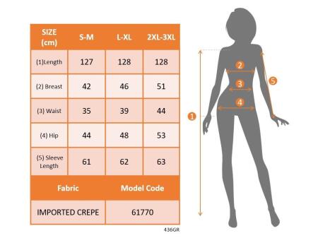 Kadın Uzun Kollu Kalp Yakalı Asimetrik Kesim Detaylı Ithal Krep Uzun Elbise - 7