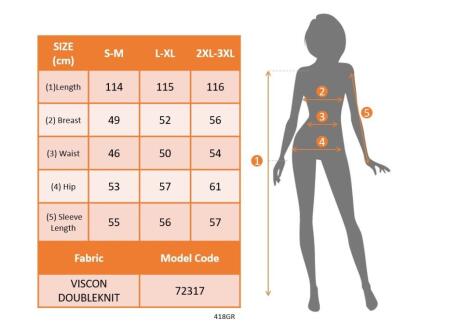 Kadın Uzun Kollu Kapşonlu Cep Detaylı Viskon Iki Iplik Maxi Elbise - 4