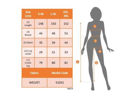 Kadın Uzun Kollu Kapşonlu Fermuarlı Kadife Tulum - 4