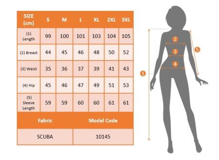 Kadın Uzun Kollu Kruvaze Yaka Dijital Baskılı Fiyonk Detay Atlas Kumaş Elbise - ANGELINO BuyukBedeniz (1)
