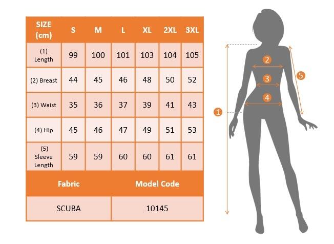 Kadın Uzun Kollu Kruvaze Yaka Dijital Baskılı Fiyonk Detay Atlas Kumaş Elbise - 2
