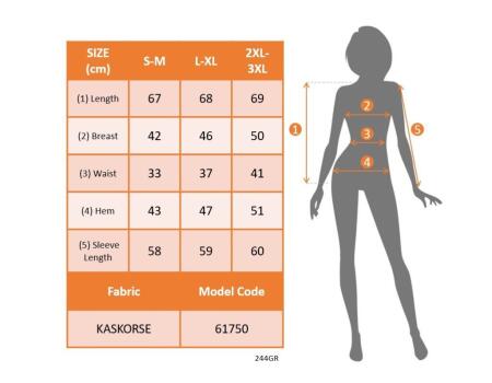 Kadın Uzun Kollu Kruvaze Yaka Yandan Düğme Detaylı şardonlu Kaşkorse Bluz - 4