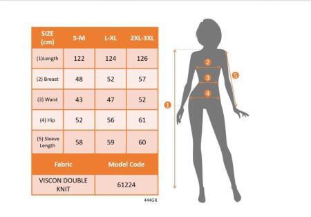 Kadın Uzun Kollu önden Fermuarlı Ithal Krep Elbise - 5