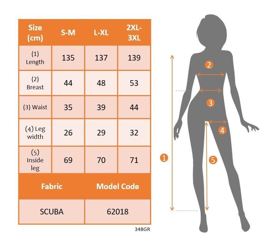 Kadın Uzun Kollu önden Fermuarlı Parmaktan Geçmeli Leopar Desenli Dalgıç Tulum - 6