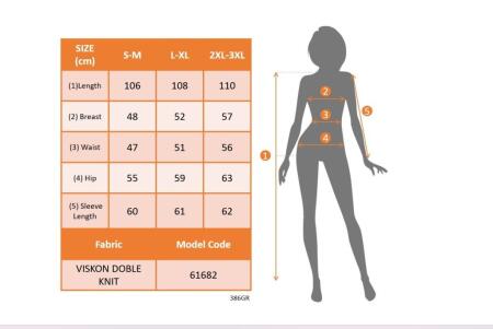 Kadın Uzun Kollu V Ribana Yakalı Yanlardan Yırtmaçlı Midi Viskon Iki Iplik Elbise - 4