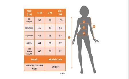 Kadın Uzun Kollu V Yakalı Salaş Midi Akrilik Elbise - 4