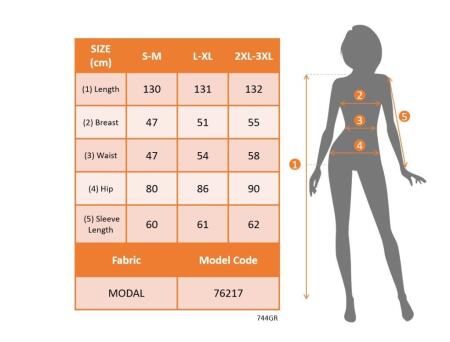 Kadın Uzun Kollu Yakalı Belden Kuşaklı Leopar Desenli Modal Uzun Elbise - 5