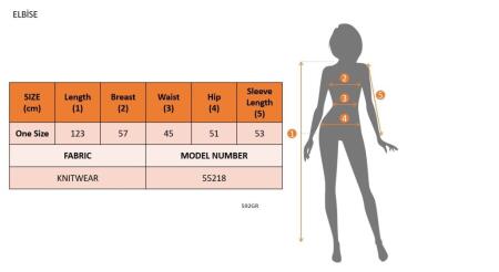Kadın Uzun Kollu Yakalı çok Renkli Triko Uzun Elbise - 11