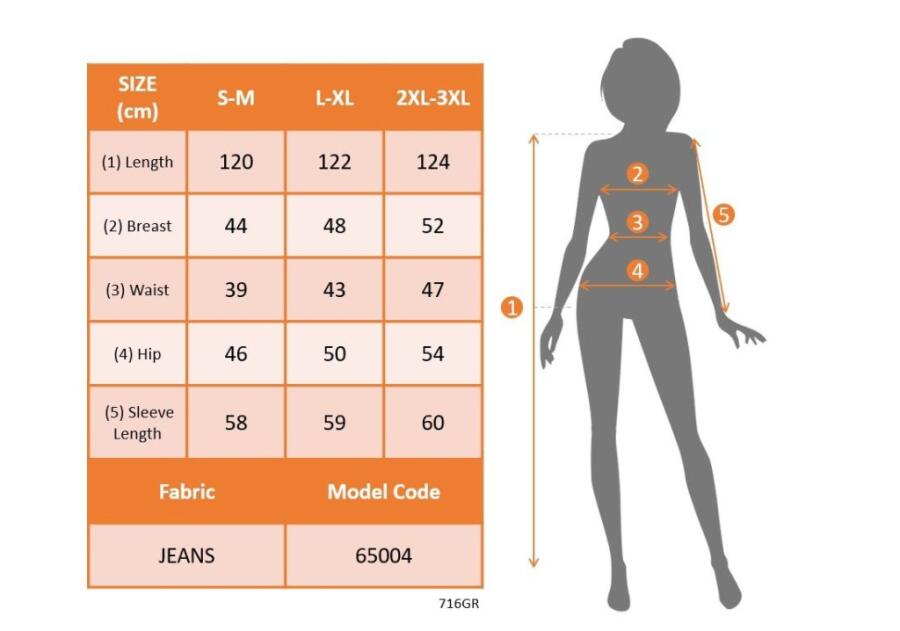Kadın Uzun Kollu Yakalı önden Düğmeli Midi Kot Elbise - 5