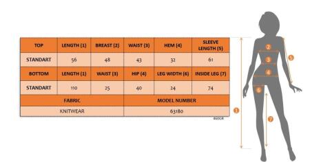 Kadın Uzun Kollu Yuvarlak Yaka Transparan Detaylı Triko Bluz Ve Pantolon Ikili Takım - 5