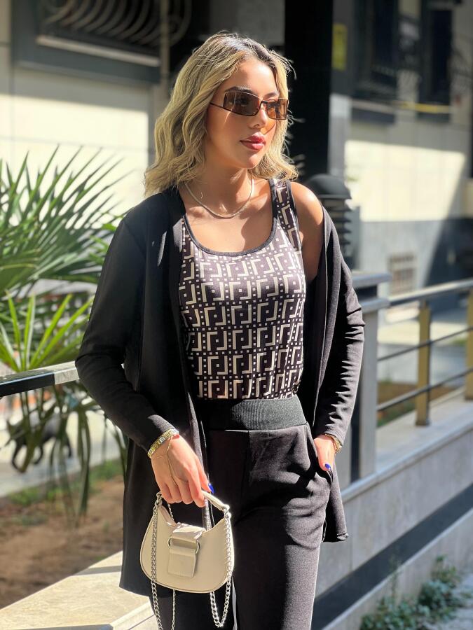 Kadın Uzun Kollukrep üçlü Takım - 3