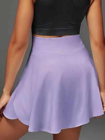 Kadın Yüksek Bel Cepli Sandy Short Etek - ANGELINO BuyukBedeniz (1)