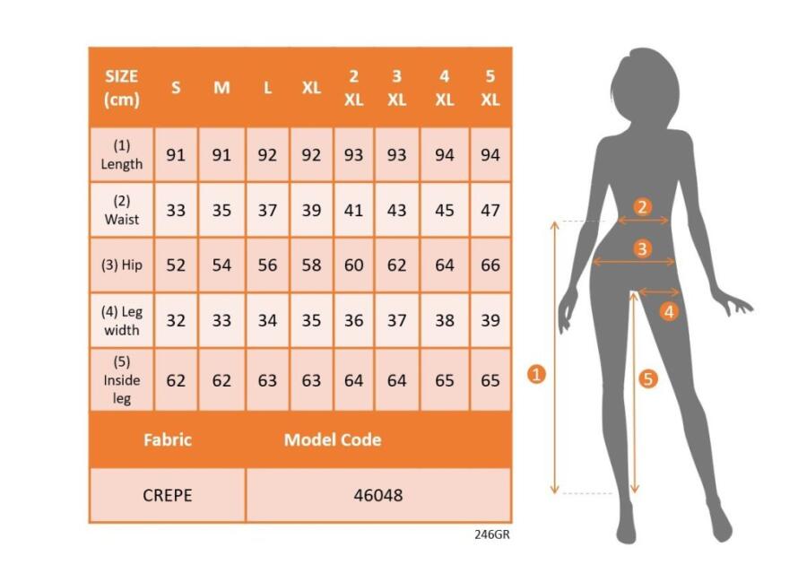 Kadın Yüksek Bel Krep Pantolon - 5