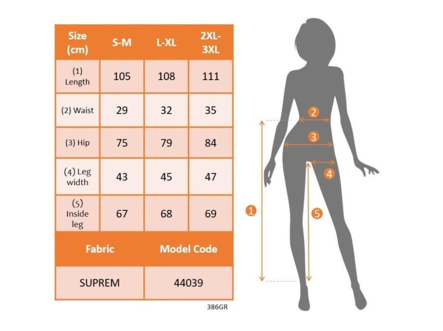 Kadın Yüksek Bel Lastikli Desenli Süprem Pantolon - 4
