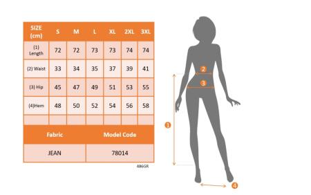 Kadın Yüksek Bel önden Yırtmaçlı Cepli Midi Kot Etek - 5