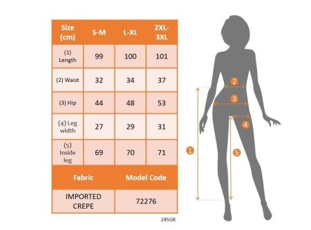 Kadın Yüksek Bel Paçaya Doğru Genişleyen Lazer çiçek Kesim Detaylı Ithal Krep Pantolon - 3