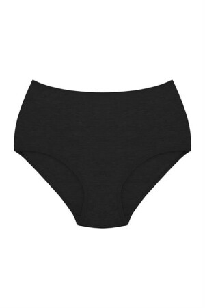 Kadın Yüksek Bel Pamuklu Slip Külot 3'lü Paket Renkli Esnek Kumaş - 2