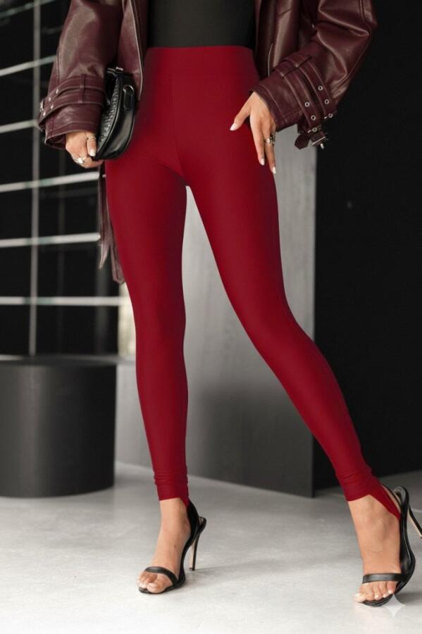 Kadın Yüksek Bel Topuk Altından Geçmeli Dalgıç Tayt - 2