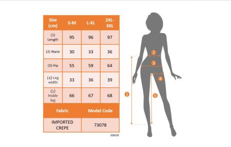 Kadın Yüksek Bel Yandan Cepli Düğme Detaylı Geniş Kesim Ithal Krep Pantolon - 7